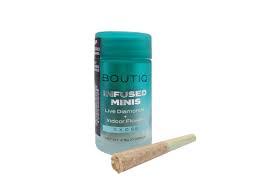 Photograph of product: BOUTIQ LIME HAZE 5PK INFUSED PREROLLS