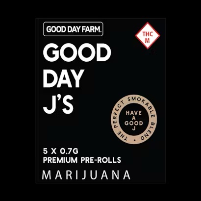 Photograph of product: Good Day Farm Gas Truffle Preroll 5pk | 3.5g
