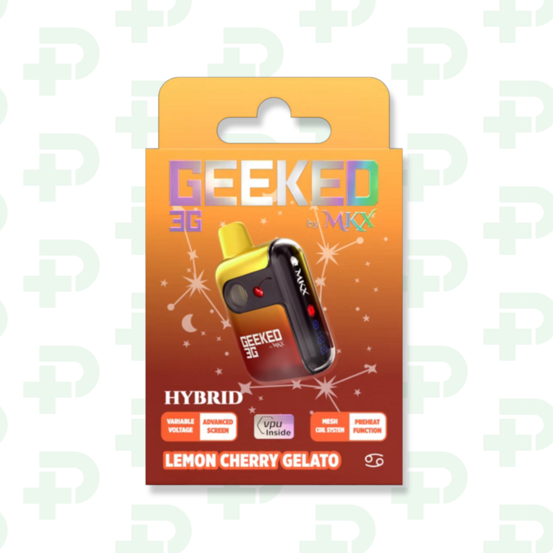 Photograph of product: Geeked by MKX Disposable - Lemon Cherry Gelato