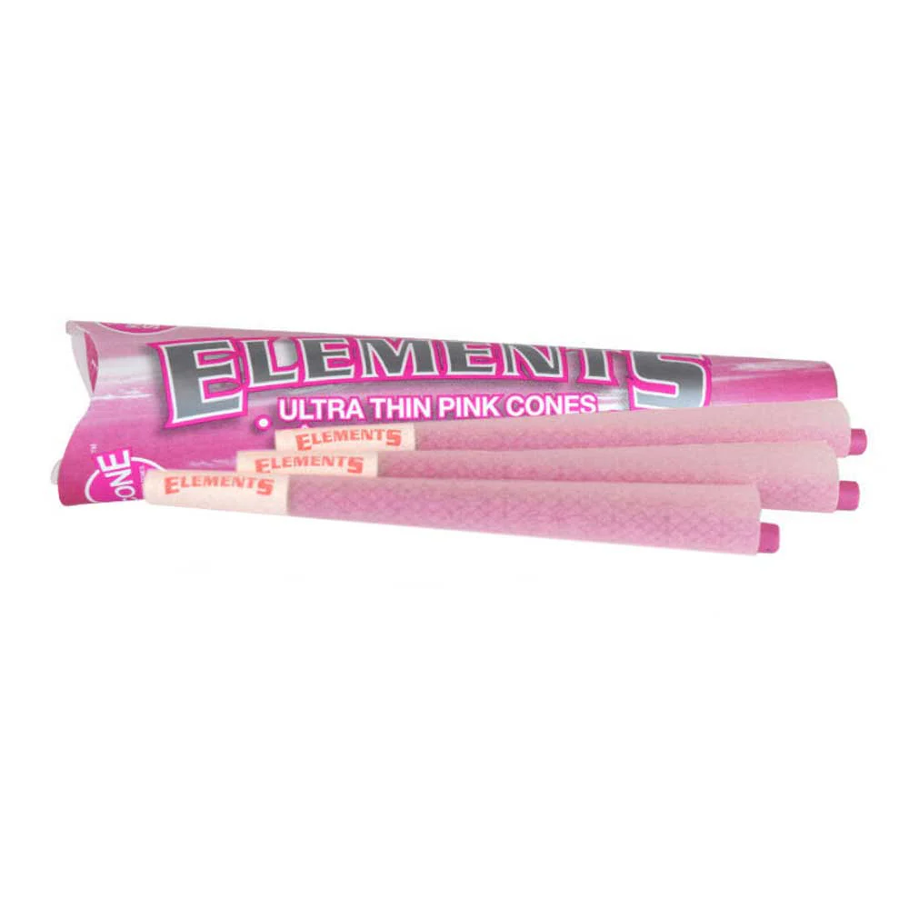 Photograph of product: Elements - Pink King Size Cones - 3 Pack