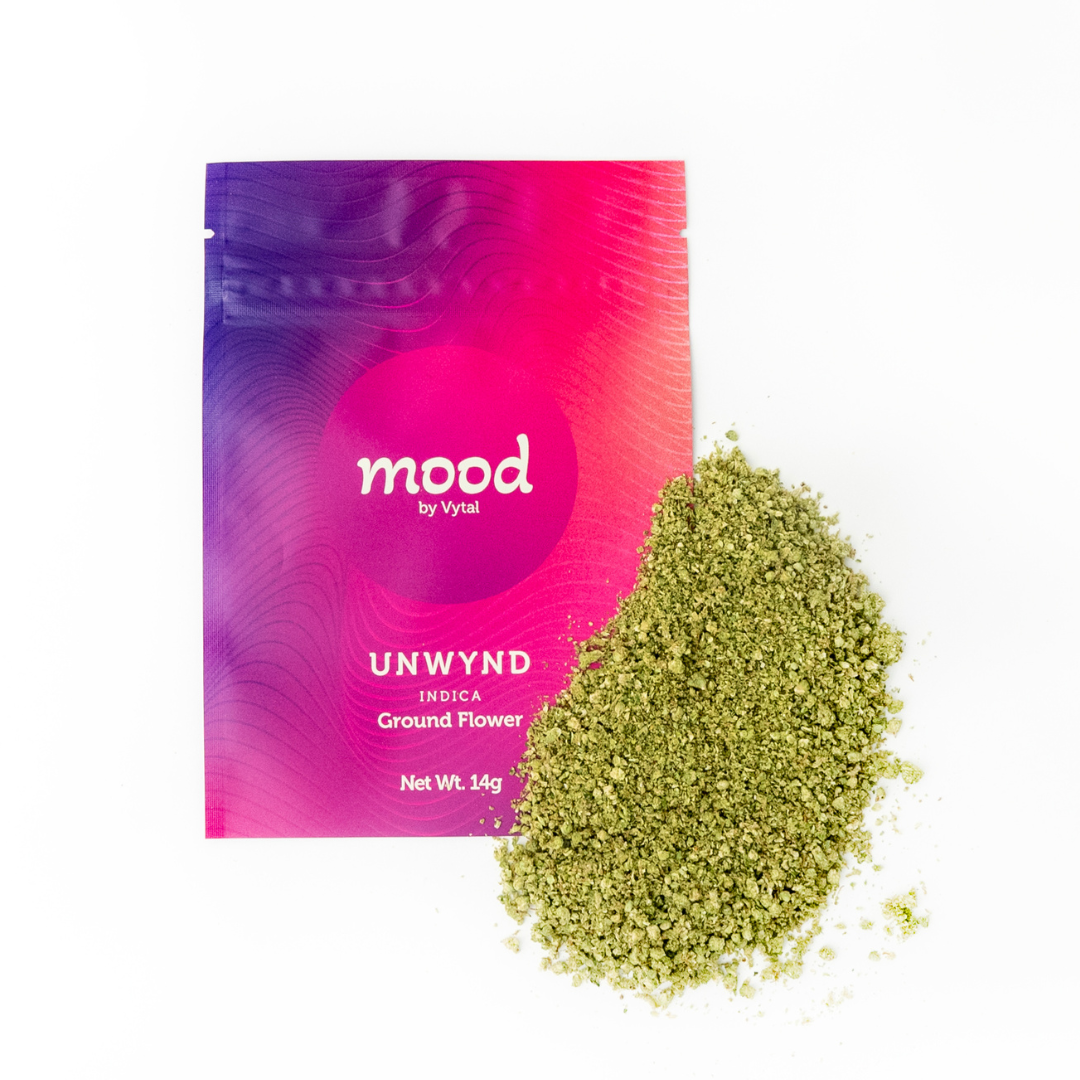 Photograph of product: Mood Black Maple #9 Ground Flower 14g