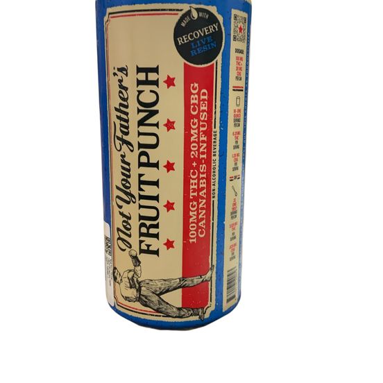 Photograph of product: Not Your Father - FRUIT PUNCH | 16OZ SODA 100MG + CBG - 