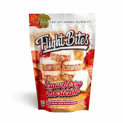 Photograph of product: GrowersCircle-Flightbites-100mg - Flightbites-100mg-Strawberry Shortcake