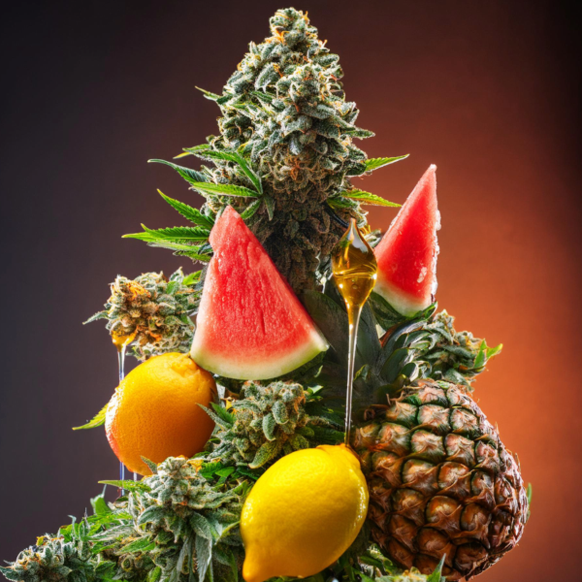 Photograph of product: Watermelon Pineapple Lemonade - Live Rosin - 10pk