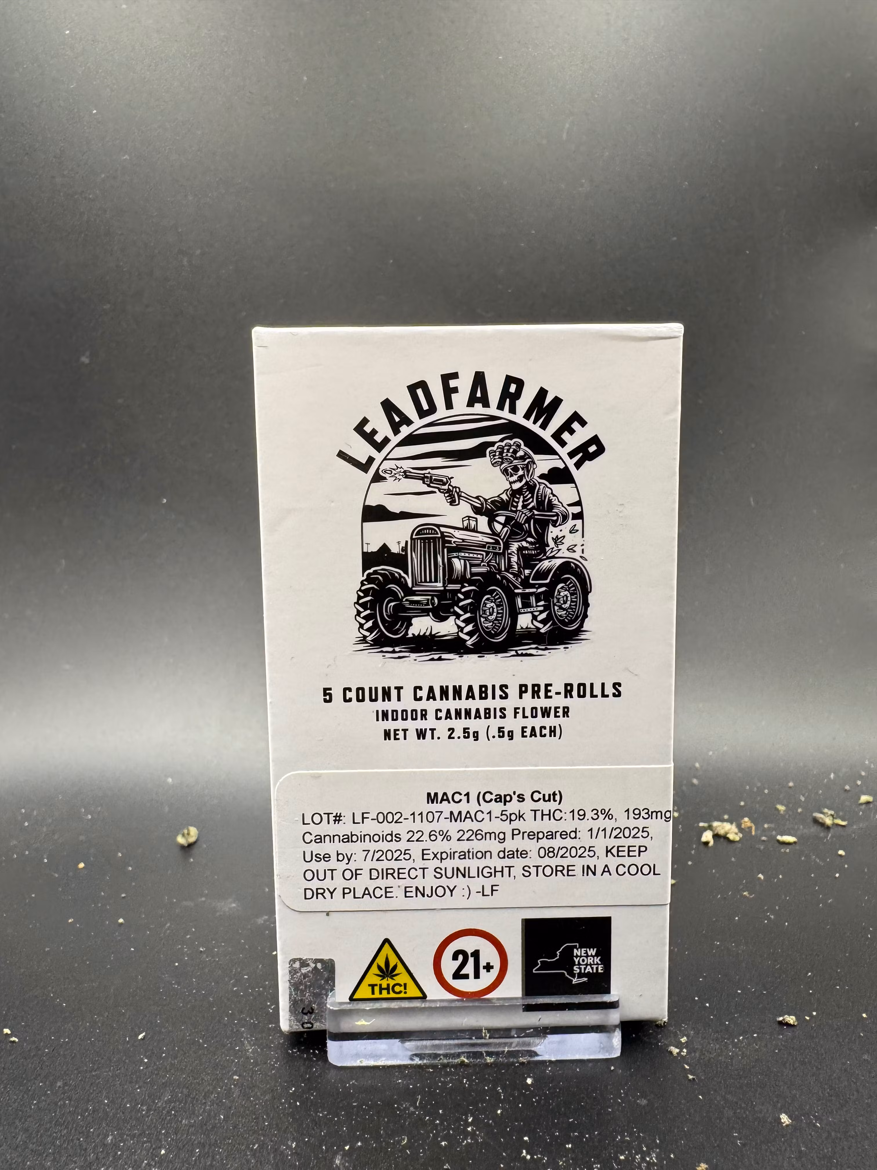 Photograph of product: MAC 1 "Cap's Cut" | Pre-Rolls | 5pk | 2.5g (H)