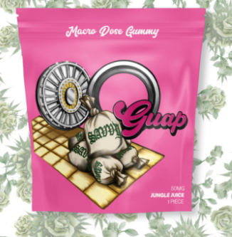 Photograph of product: GUAP GUMMY JUNGLE JUICE GUMMY 1PK 50MG
