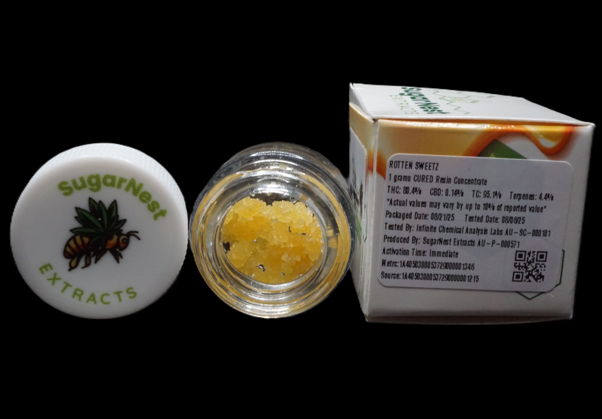 Photograph of product: Rotten Sweetz 1g Cured Resin