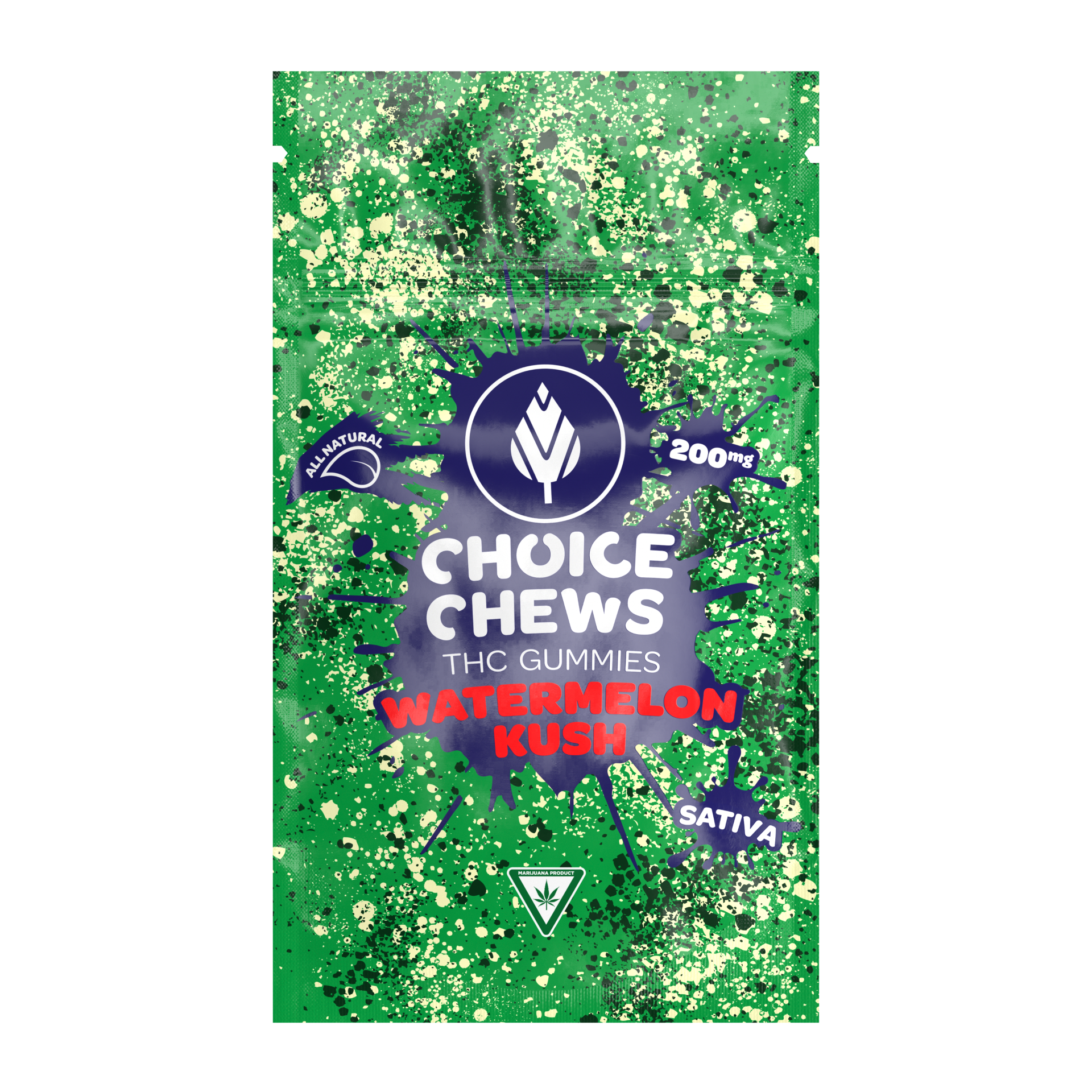 Photograph of product: Choice | 200mg Oui'd | Watermelon Kush