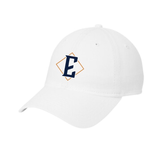 Photograph of product: Elevate Diamond 'E' White Dad Hat | OS