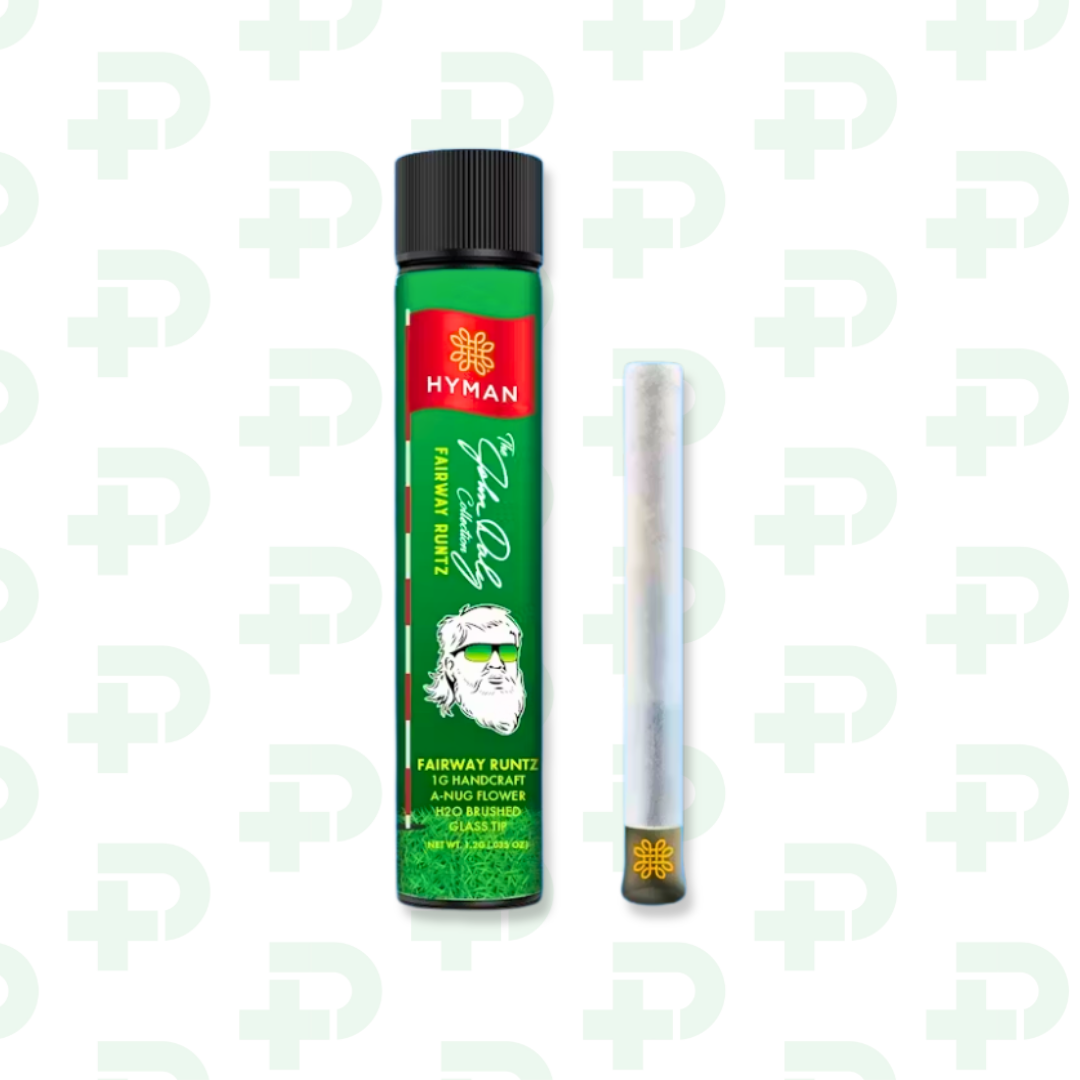 Photograph of product: Hyman Oui'd Handcraft Preroll - The John Daly Collection - Fairway Runtz