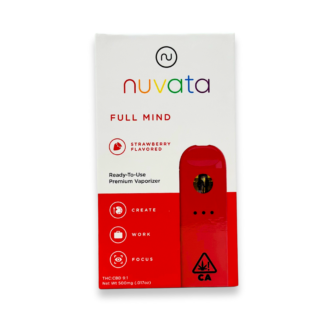 Photograph of product: Nuvata - Full Mind Strawberry 9:1 - RTU - 1.0g