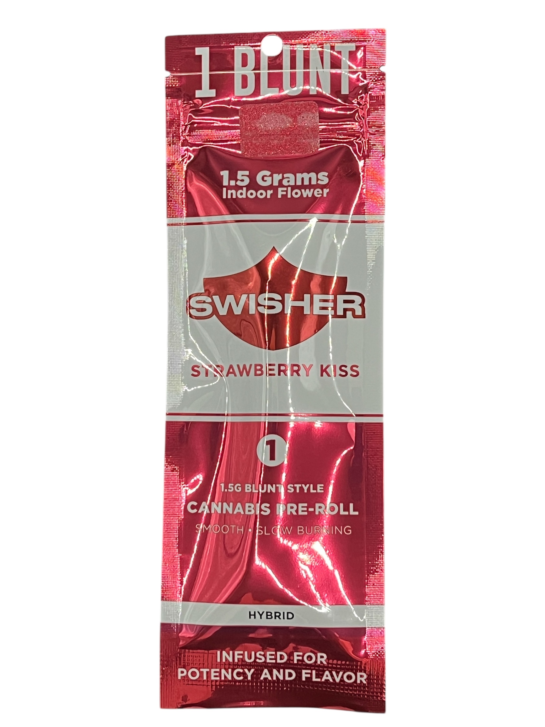 Photograph of product: SWISHER | STRAWBERRY KISS | LIVE RESIN | INFUSED BLUNT