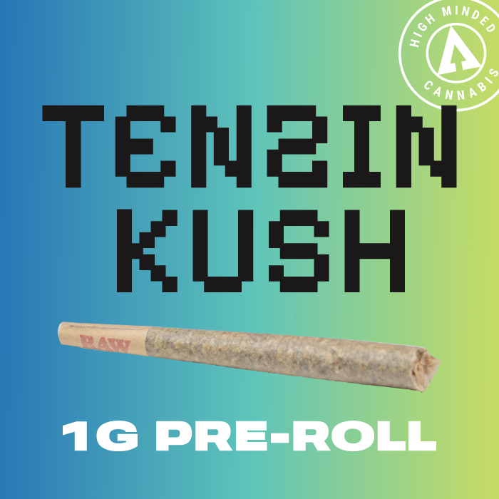 Photograph of product: High Minded - Pre-roll 1g - Tenzin Kush #4
