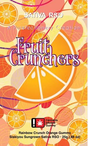Photograph of product: SDK | Orange Fruit Cruncher | 100mg