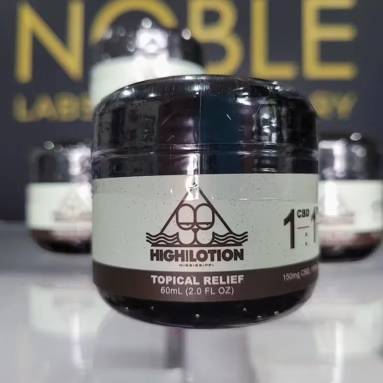 Photograph of product: High Lotion | Topical Relief | 1:1 CBD:TH-oui