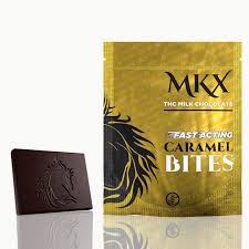 Photograph of product: MKX | Milk Chocolate Caramel Bites | 200mg