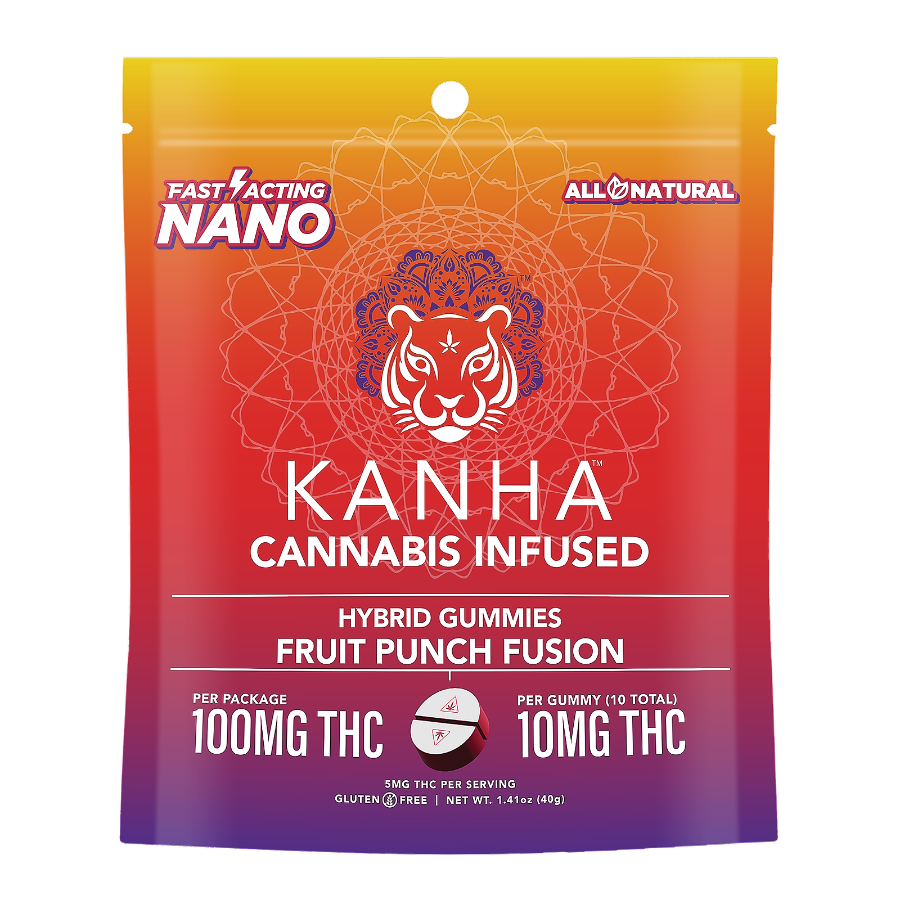 Photograph of product: Hybrid Nano Fruit Punch Gummies 10pk