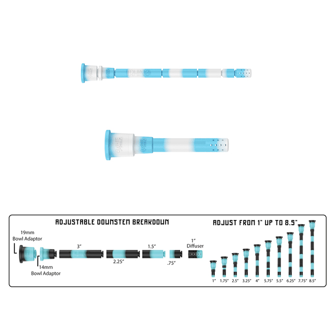 Photograph of product: White Rhino Adjustable Silicone Downstem
