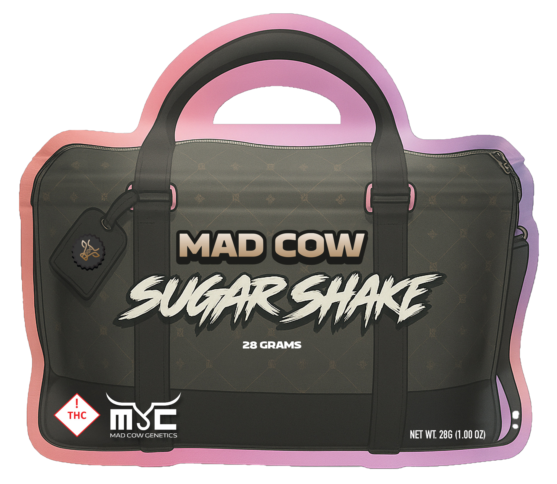 Photograph of product: Mad Cow Shake Mylar Bag | Vienna - 28g