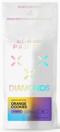 Photograph of product: Orange Cookies Liquid Diamonds Disposable Vape | 1g - PAX