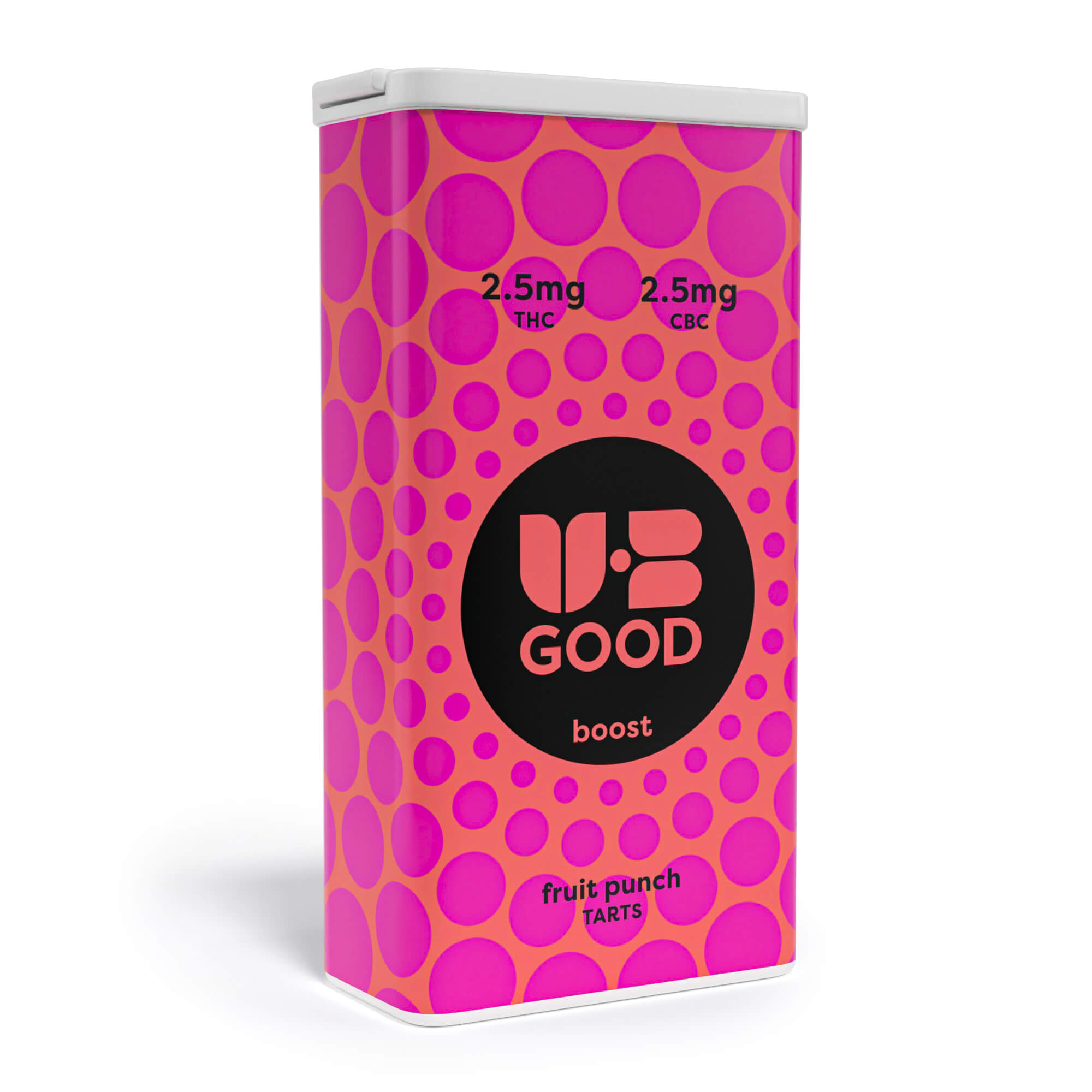 Photograph of product: Fruit Punch | 1:1 TH-oui:CBC | Hard Candy | 40 x 2.5mg