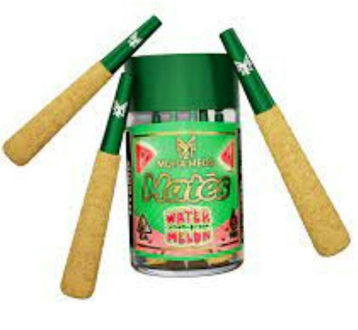 Photograph of product: MUHA MEDS | WATERMELON GELATO | INFUSED PREROLLS | 5 PACK