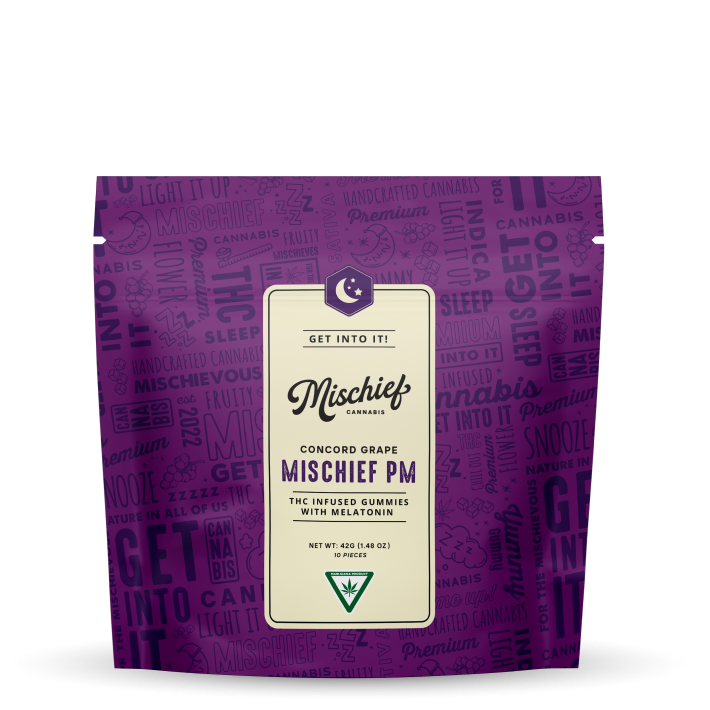 Photograph of Product: Mischief | Concord Grape | Gummies | 200mg