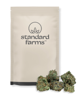 Photograph of product: 28G Standard Farms Flower - Flan Sherbert