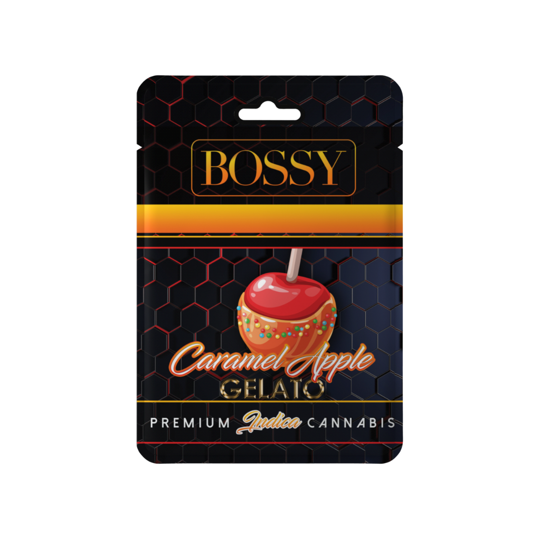 Photograph of Product: Bossy | Caramel Apple Gelato Distillate Cartridge | 1g