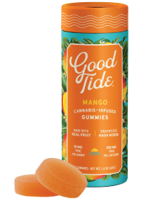 Photograph of product: Good Tide | Mango 10pk Gummy | 100mg