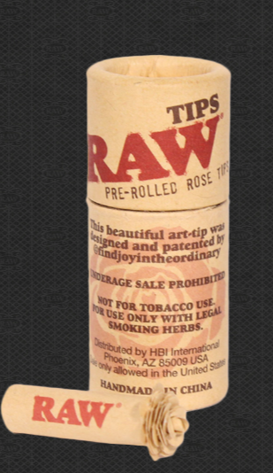 Photograph of product: RAW Pre-Rolled Rose Tip