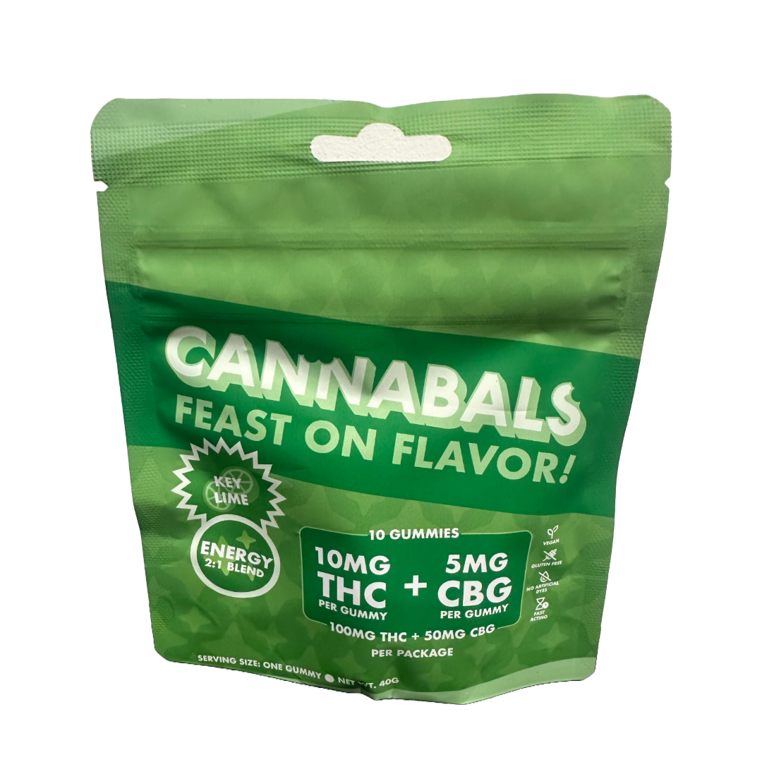 Photograph of product: Cannabals | Mood State | Key Lime | Energy | 2:1 | TH-oui:CBG