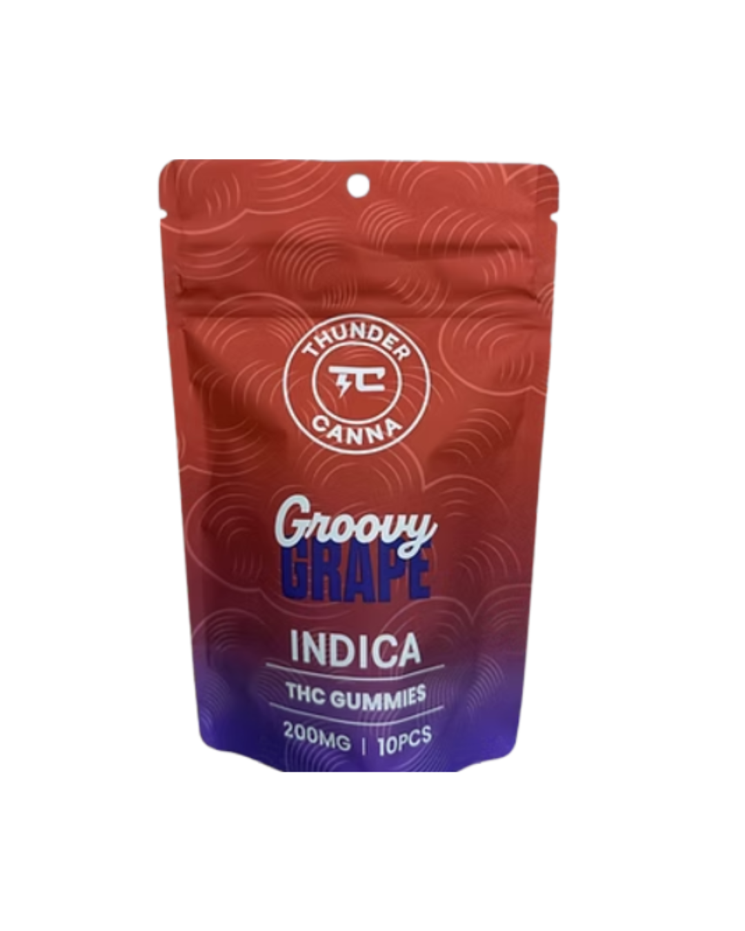 Photograph of product: Thunder Canna | Grape Gummies | 200mg