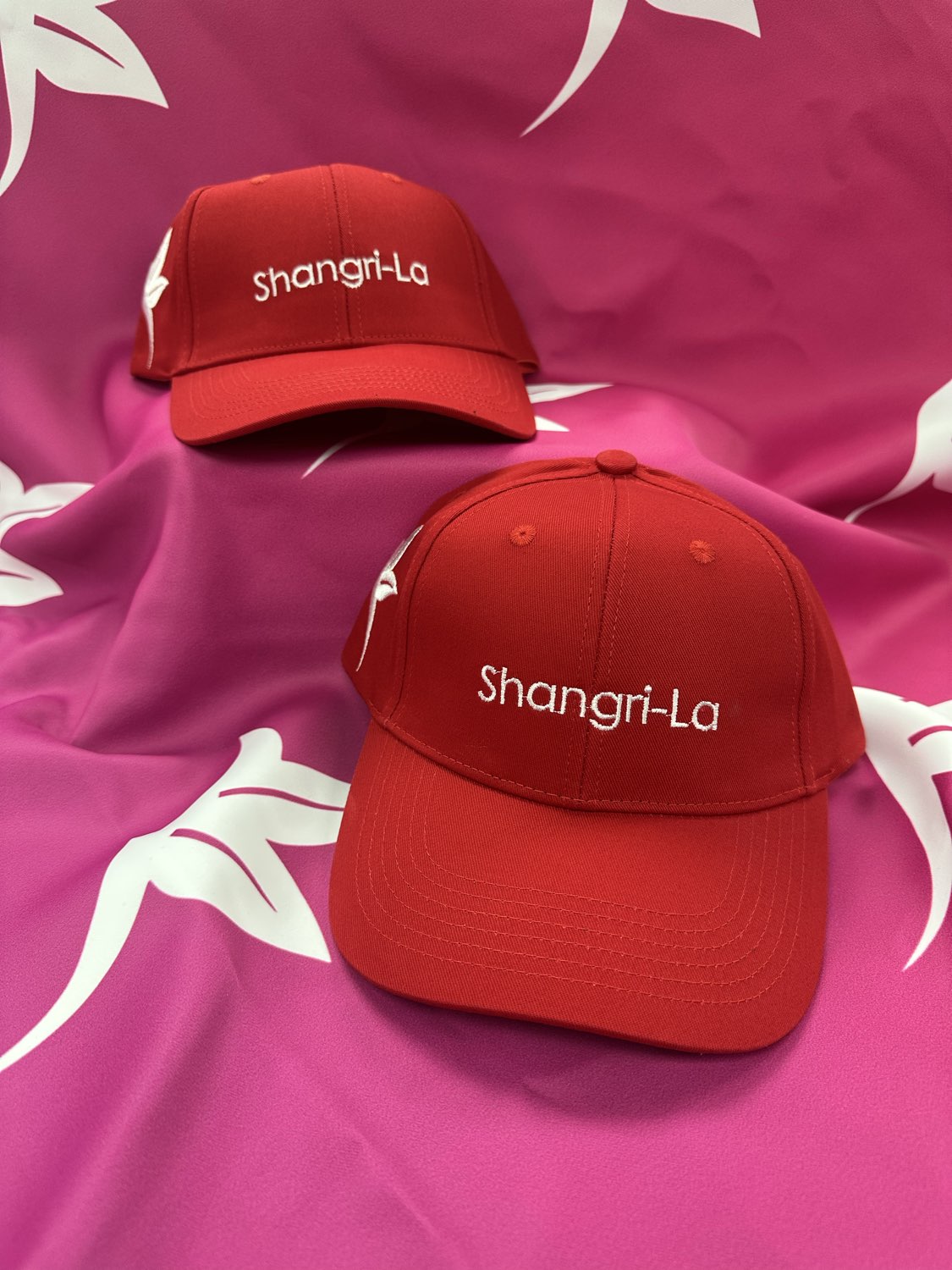 Photograph of product: Shangri-La Red with White Thread Dad Hat