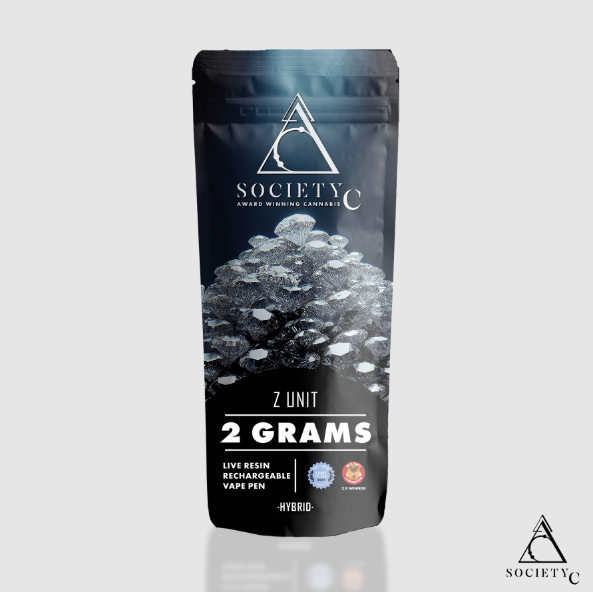 Photograph of product: Z-Unit | 2g | Disposable | Live Resin | Society C
