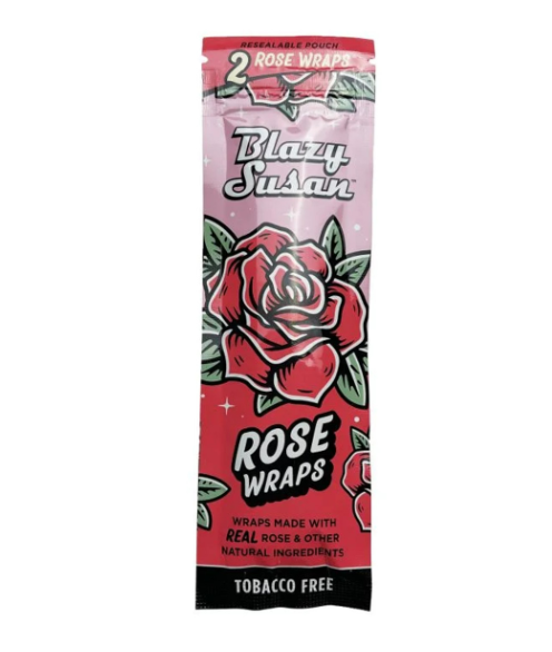 Photograph of product: Blazy Susan | Wraps | Natural Rose | 2pk