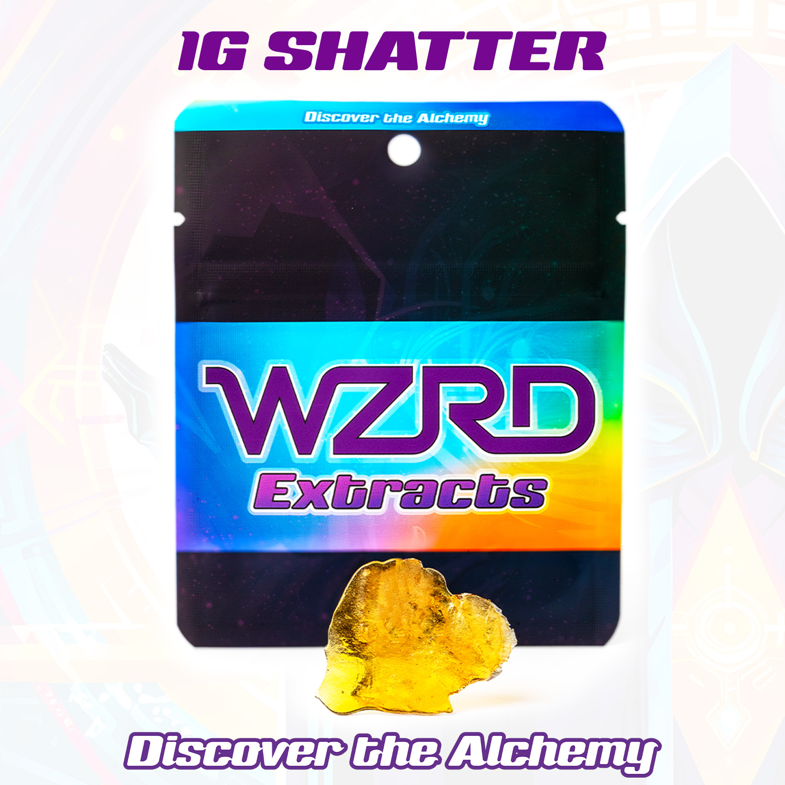 Photograph of product: 1g Guarana Shatter