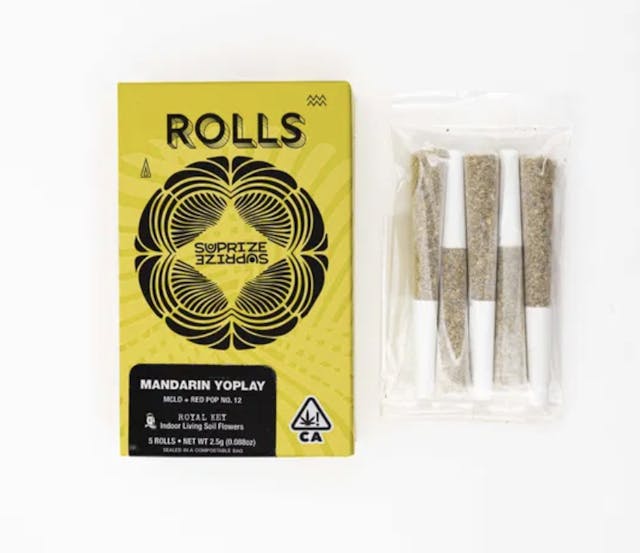 Photograph of Product: 5pk THOT POP OG Prerolls - 