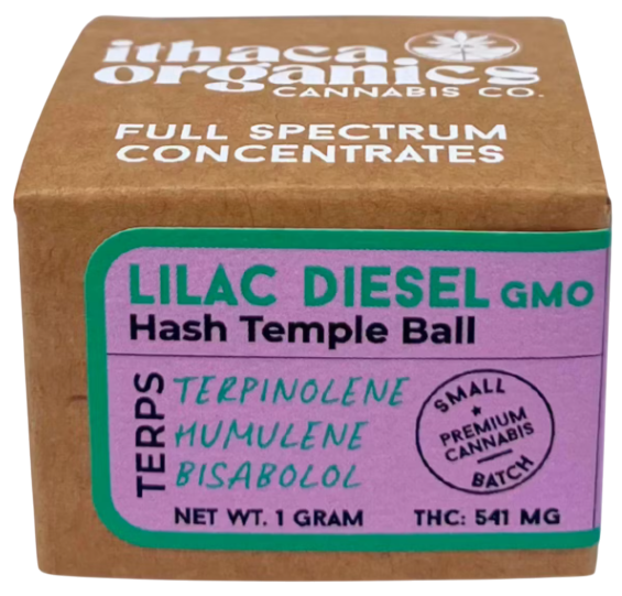 Photograph of Product: Lilac Diesel GMO Hash Temple Ball - Concentrate (1.0g)