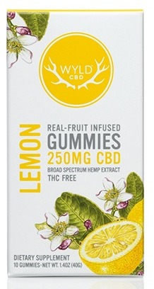 Photograph of product: Wyld - Lemon 250mg Hemp Gummies