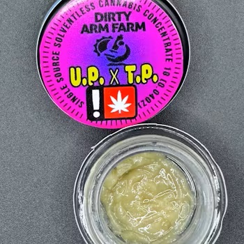 Photograph of product: UP x TP | Rosin | Dirty Arm Farm
