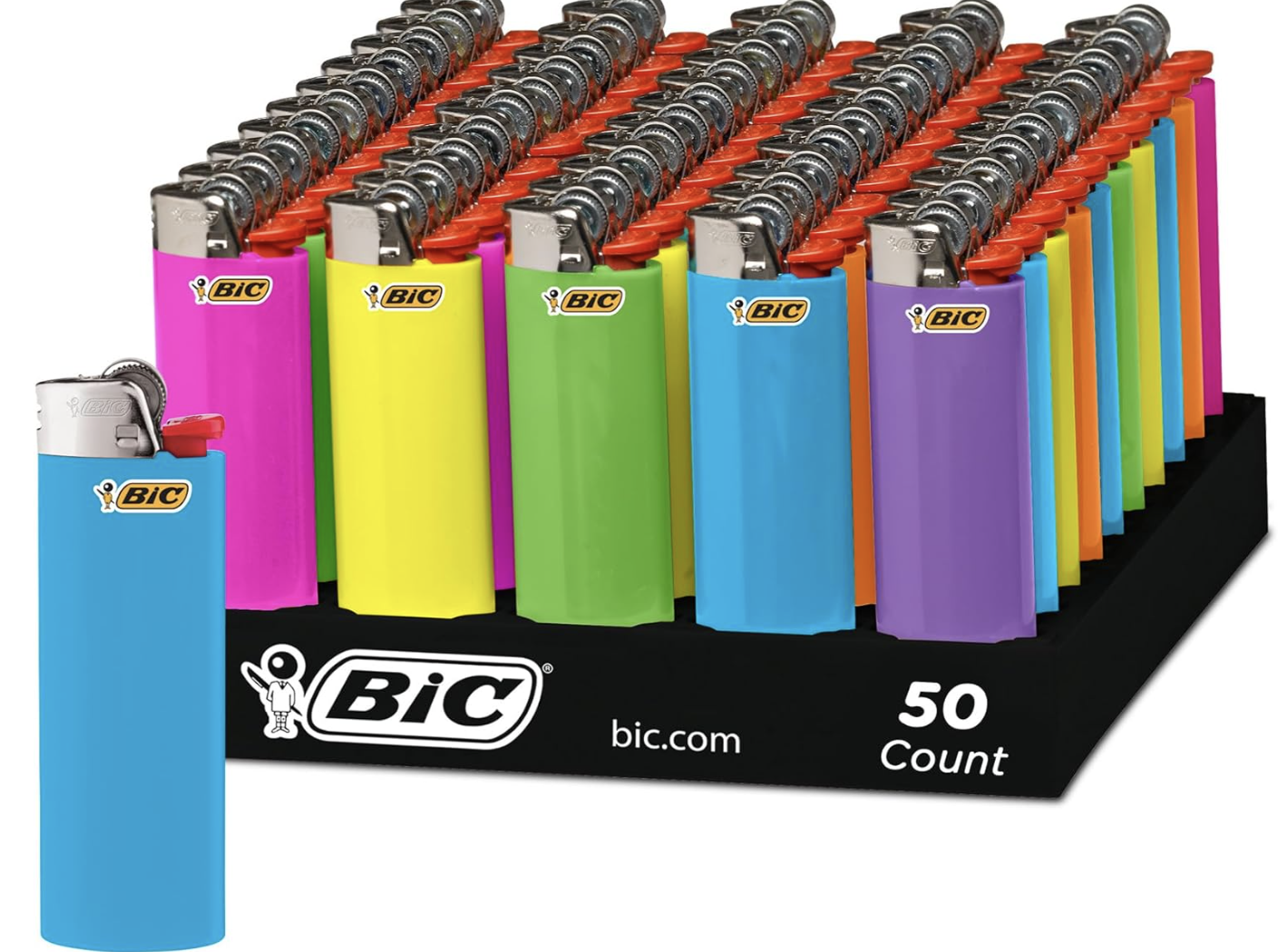 Photograph of product: Bic Lighter - Bright Colors