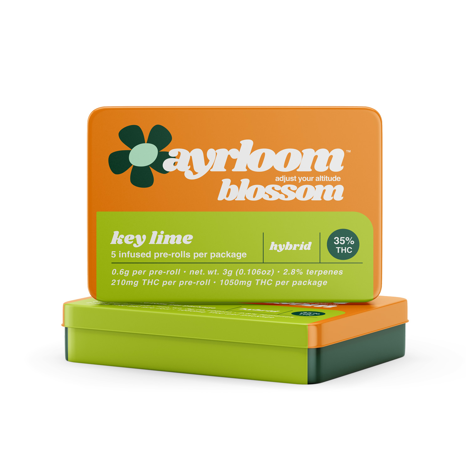 Photograph of product: Ayrloom | Key Lime | Infused | 5pk | 3g