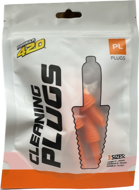 Photograph of product: Formula 420 Cleaning Plugs (3 sizes)
