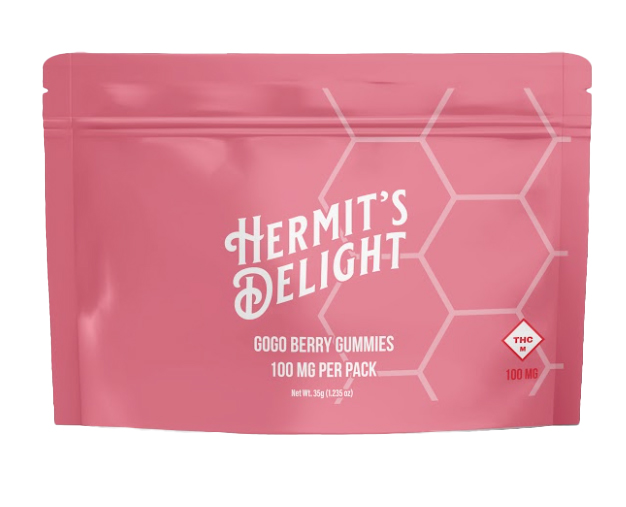 Photograph of product: GO GO Berry - Hermit's Delight - 100mg Gummies