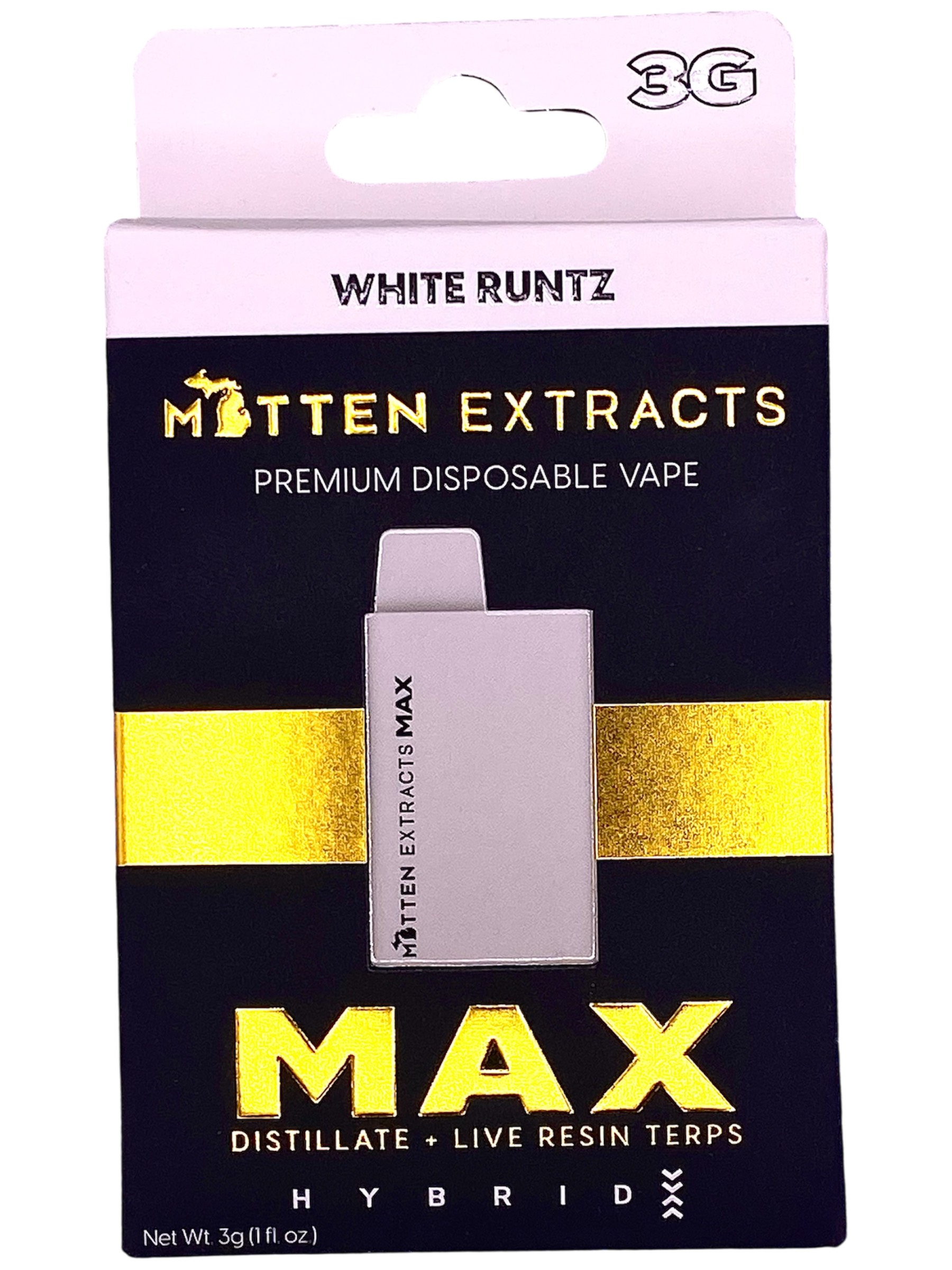 Photograph of product: White Runtz Max Disposable