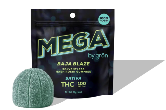 Photograph of product: Mega Pearl Rosin - Baja Blaze | 100mg