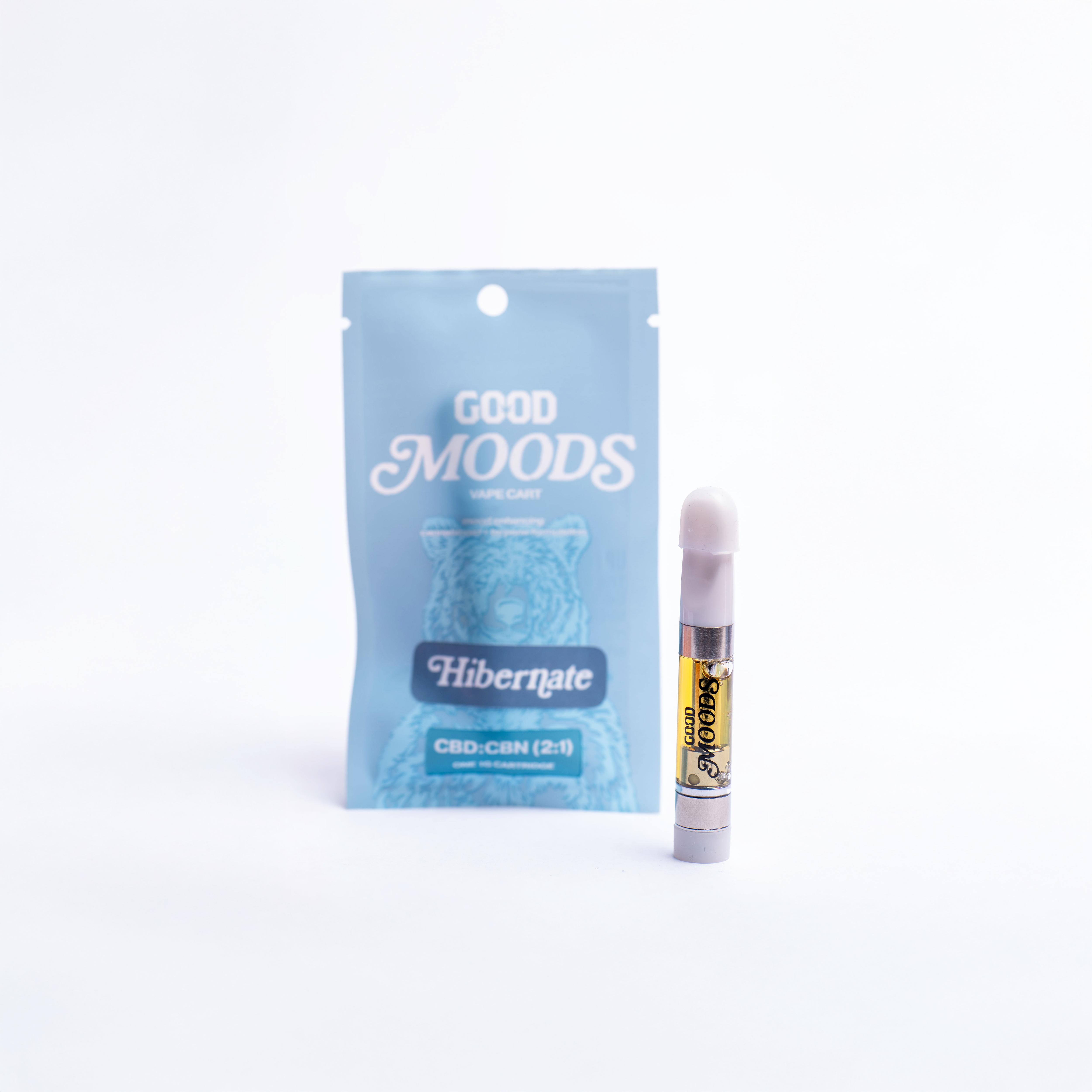 Photograph of product: GOOD Moods Hibernate CBD:CBN 1g Cartridge