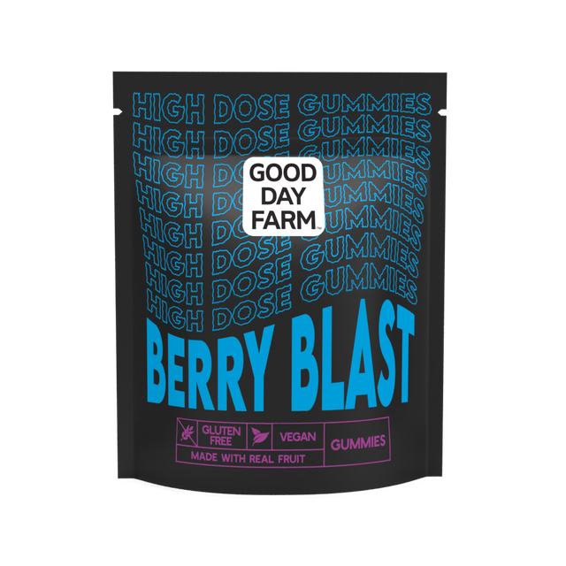 Photograph of product: GDF: Multi-Dose Gummies | Berry Blast | 400mg | 10pk