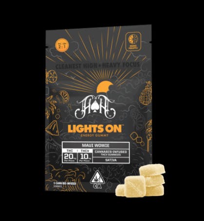 Photograph of product: Maui Wowie Lights On TH-ouiv Gummies - 